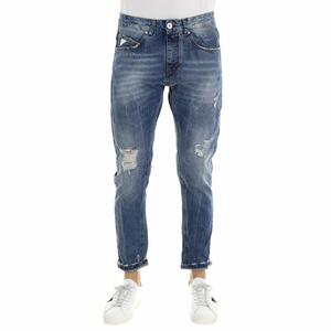 JEANS STRAPPI BLU